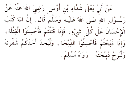 [Hadeeth Commentary] Prescription of Ihsan (Excellence) – Hiba ...